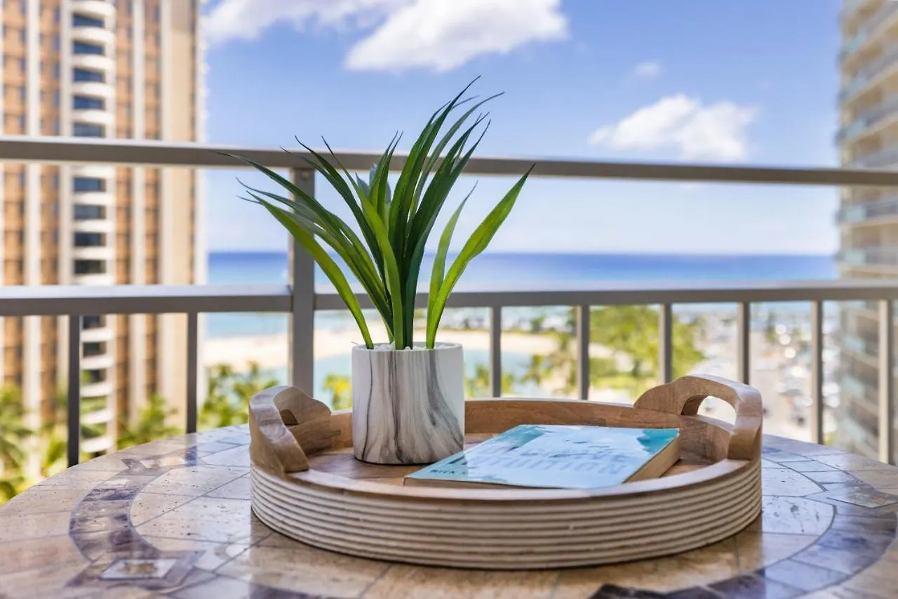 Apartmán Ilikai Collection 4- Amazing Views, Beachfront. Honolulu