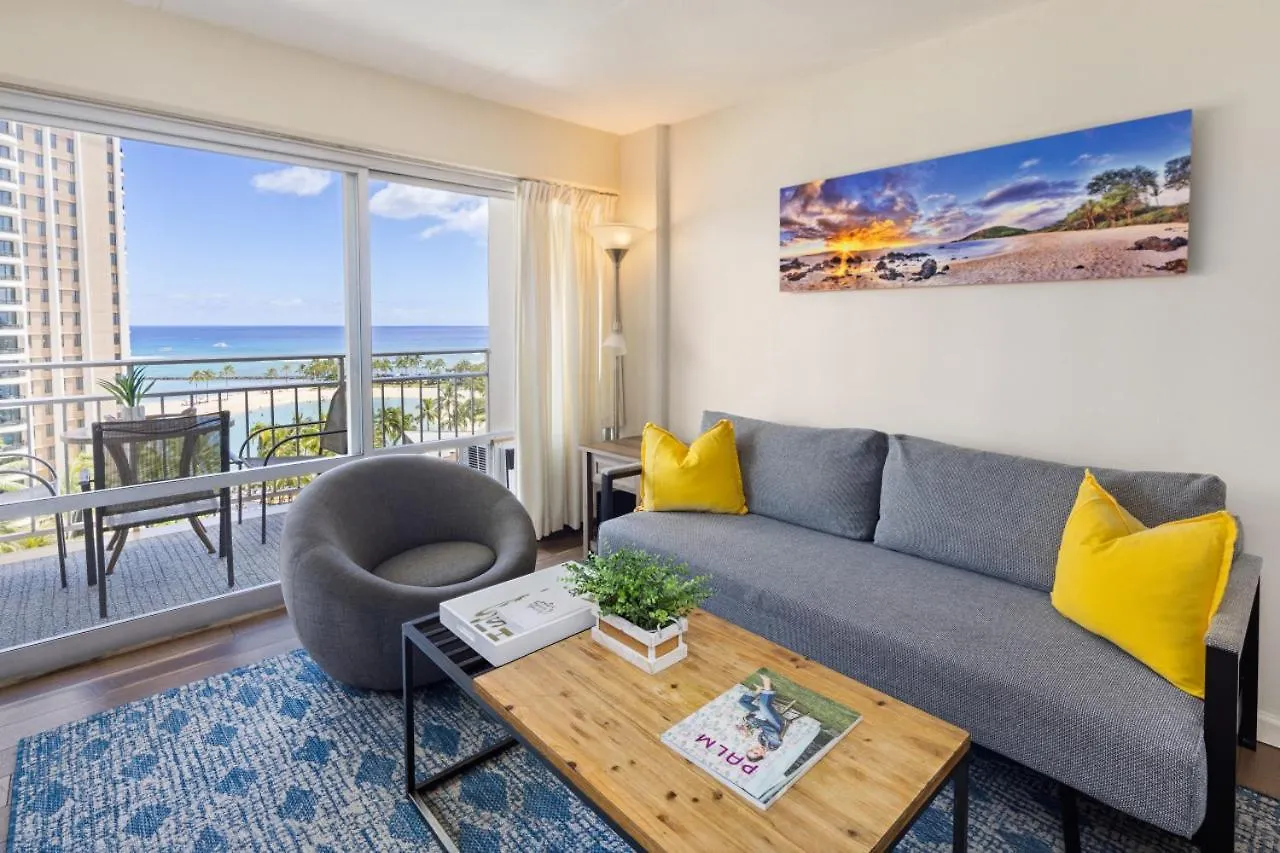 Apartmán Ilikai Collection 4- Amazing Views, Beachfront. Honolulu